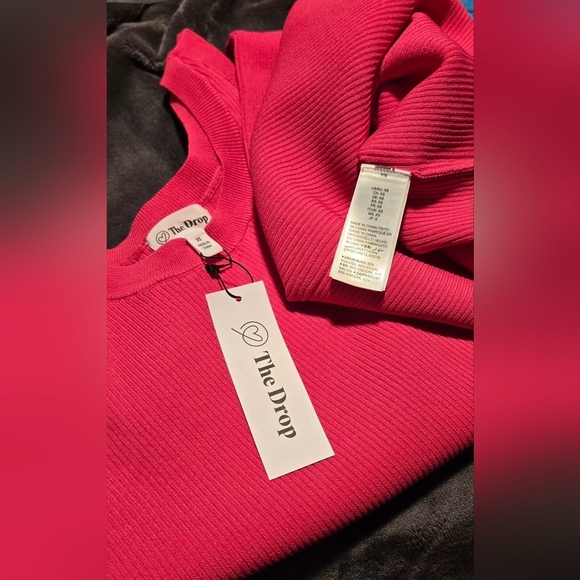 The Drop Women's Yasmin Rib Midi Sweater Tank Dress #701, 702 - Picture 2 of 8